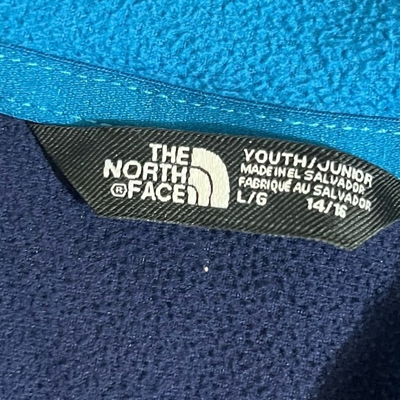 THE NORTH FACE Glacier Full Zip Hoodie Boys Tnf Navy Youth Size Large - Picture 4 of 6